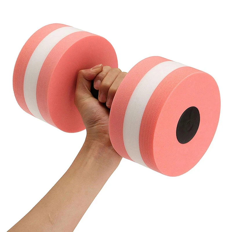 Galleggiante Swim Gym Dumbbell Water Weight aerobica Fitness Pool Water Swimming Aqua Exercise Barbell EVA Foam Aquatics Dumbbell