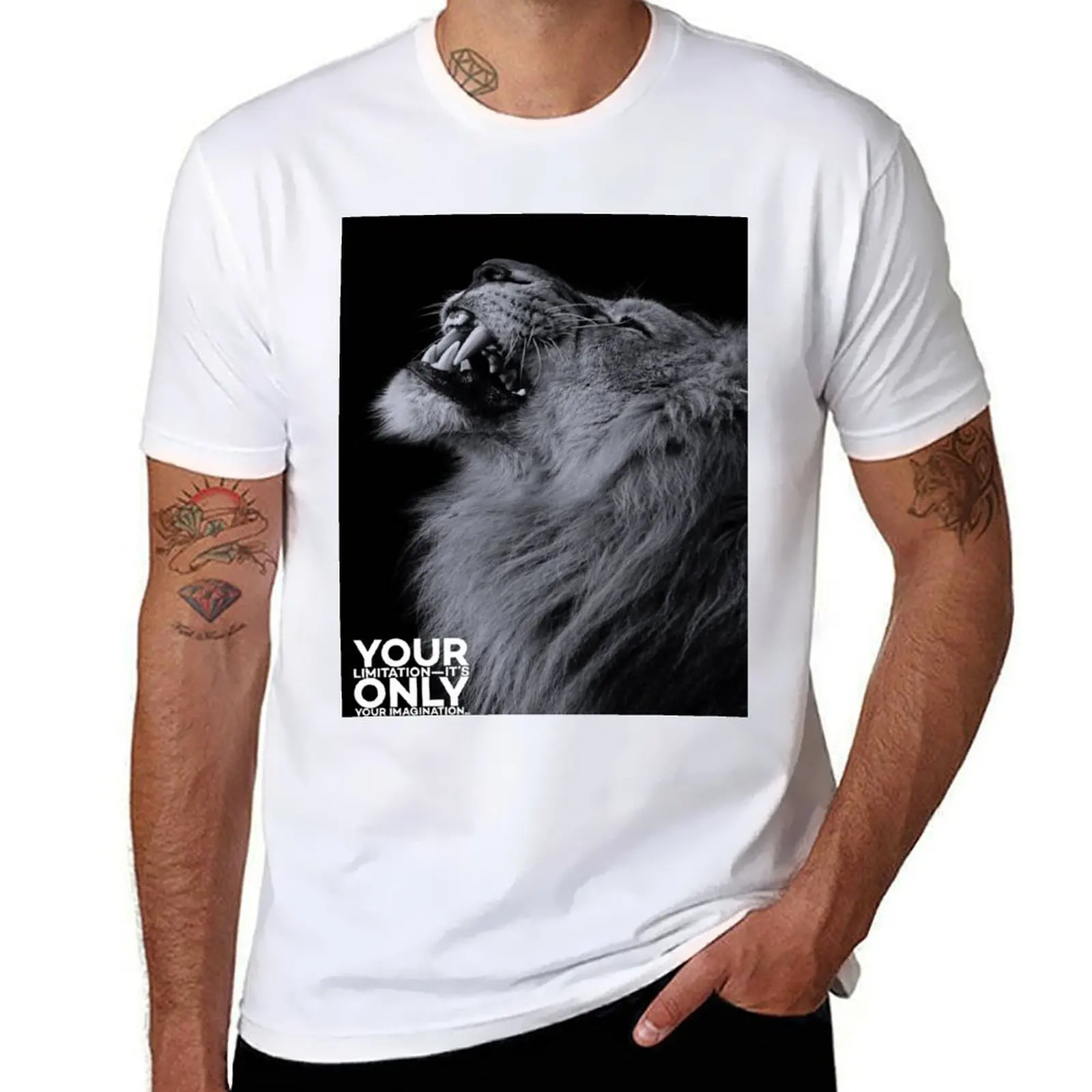 

Roaring lion T-Shirt anime t shirts for man man t shirt graphic T-Shirt