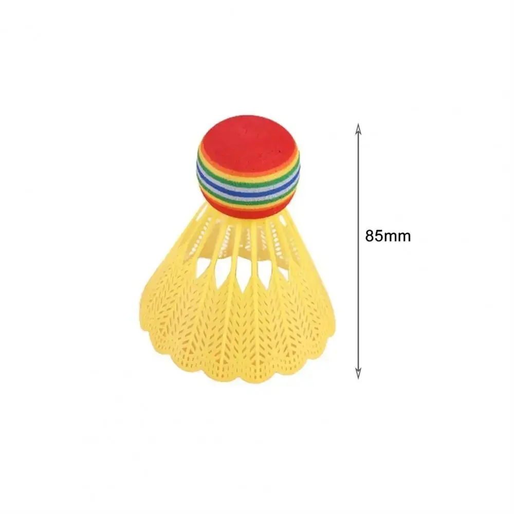 Colorful Badminton Flying Stability Foam Head Shuttlecocks Rainbow Ball Training Badminton Balls Entertainment