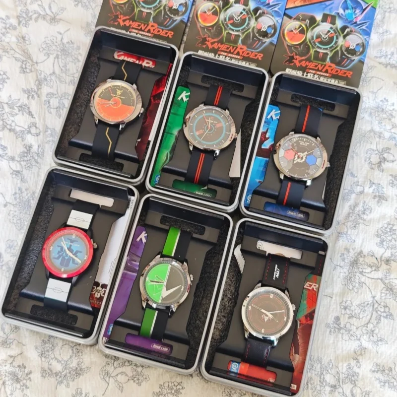

Kamen Rider Weart Artistic Wear Watch Blind Box Metal Tin 6 Types Anime Game Wrist Accessory Cool Gift For Fans In Stock