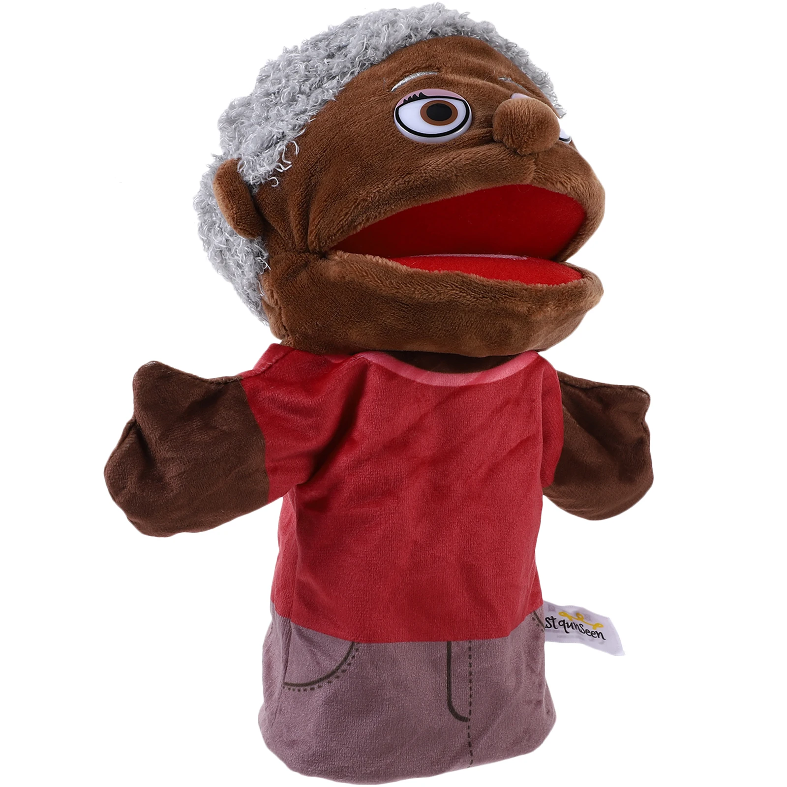 

Family H Puppet Bright Color Comfortable Cartoon Story Telling Props Decorative Figure Toy Realistic Puppets for Kids Play