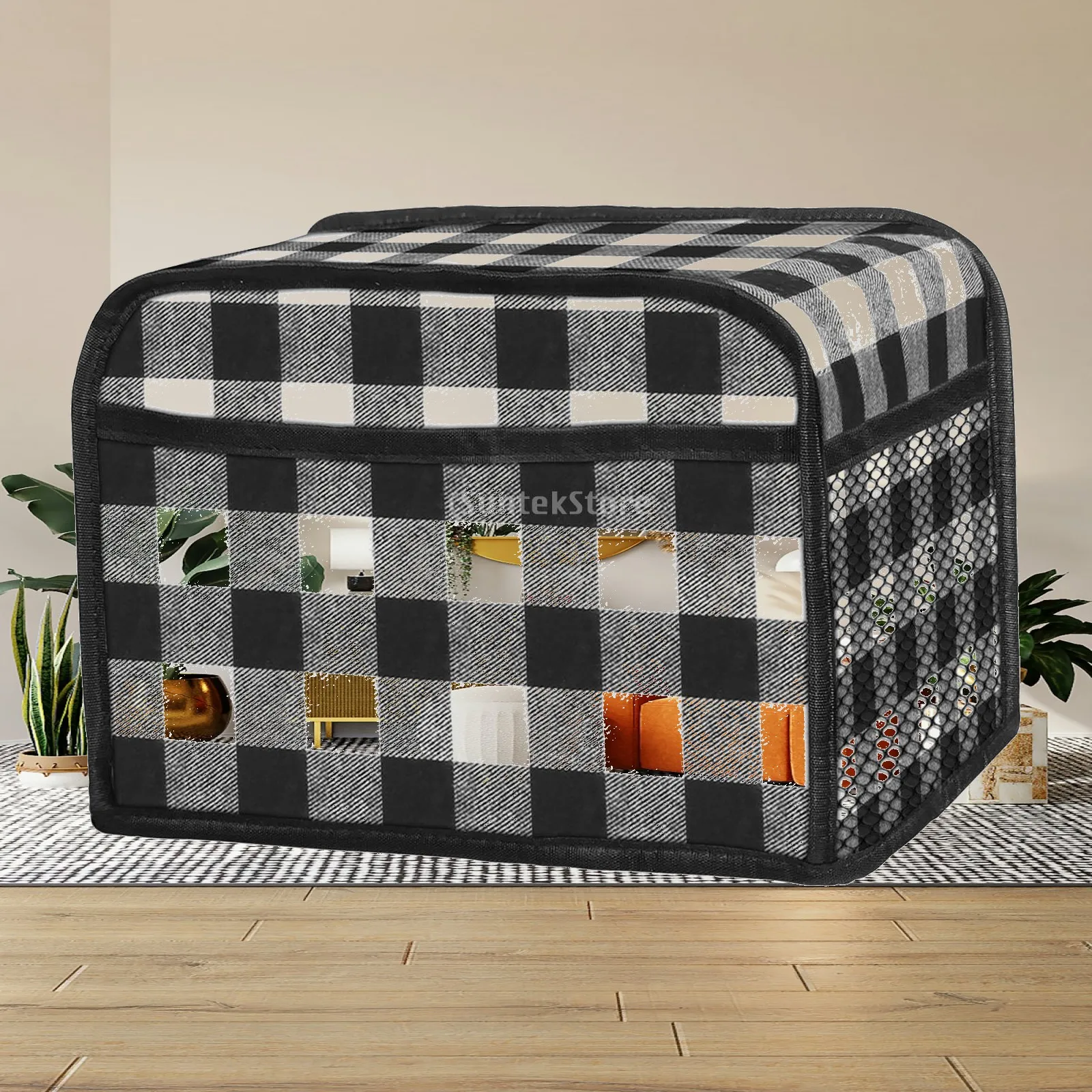 Toaster Dust Cover Wear Resistant Devices Bakeware Cover Bread Machine Cover for Home Kitchen Standard 2 Slices Toasters Office