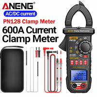 ANENG PN128 4000 Counts Clamp Meter AC/DC Voltage Tester 600A Current Clamp NCV True Rms Multimeter Clamp Auto Ranging Test Tool