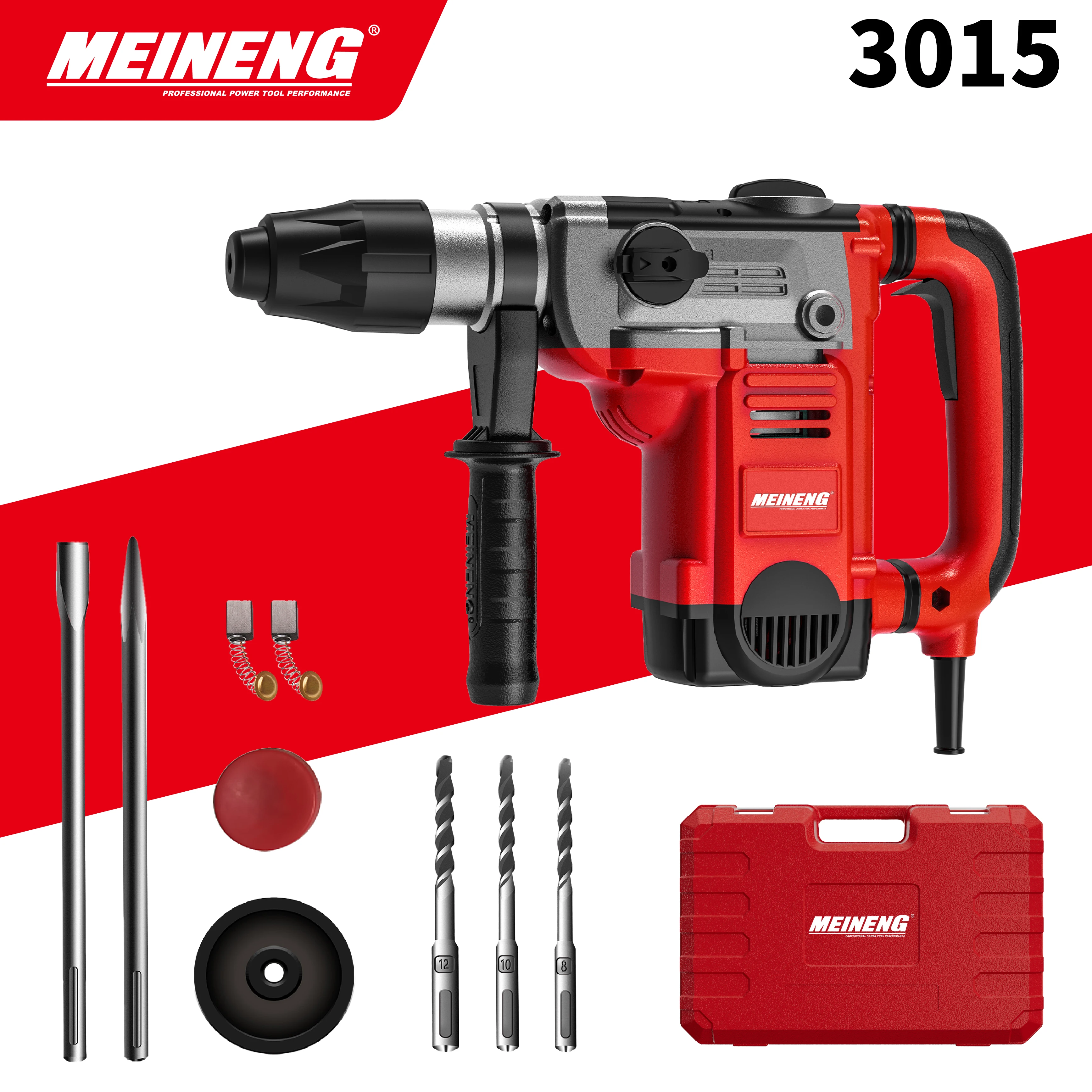 Professional 36mm Electric Hammer Drill for Heavy-Duty Tasks Professional Industrial Construction Concrete Breaker Tool Pro