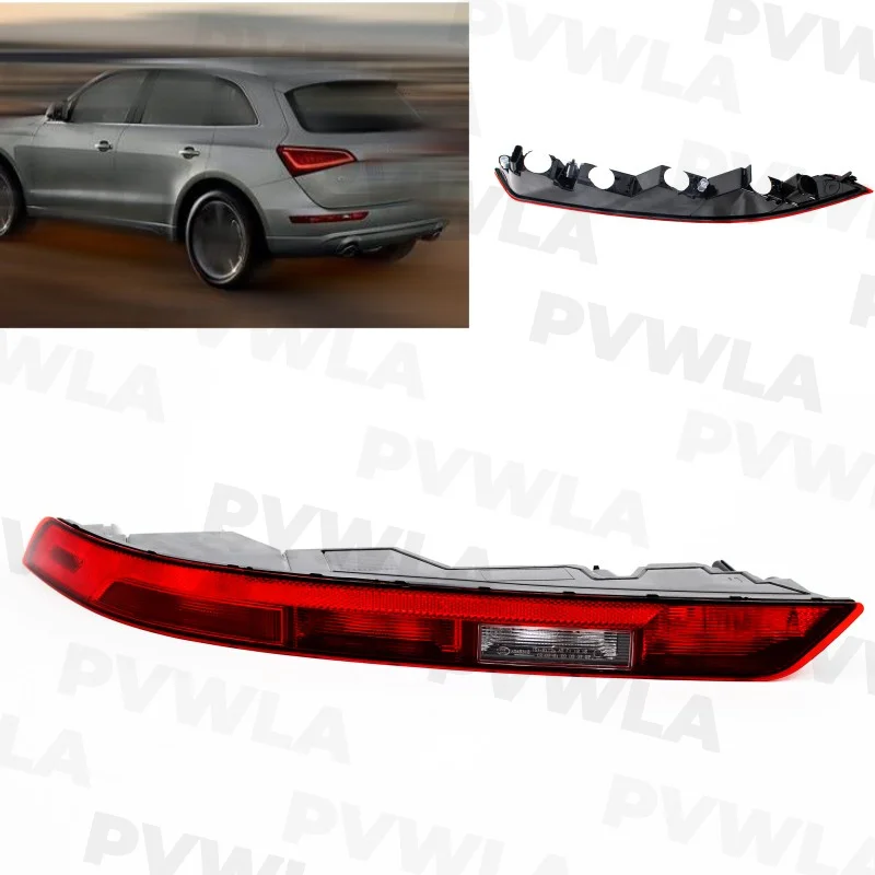 For Audi Q5 2017 2018 2019 2020 2021 European Version 1 Pc Left Side Bumper Reflector Light With 4 Holes