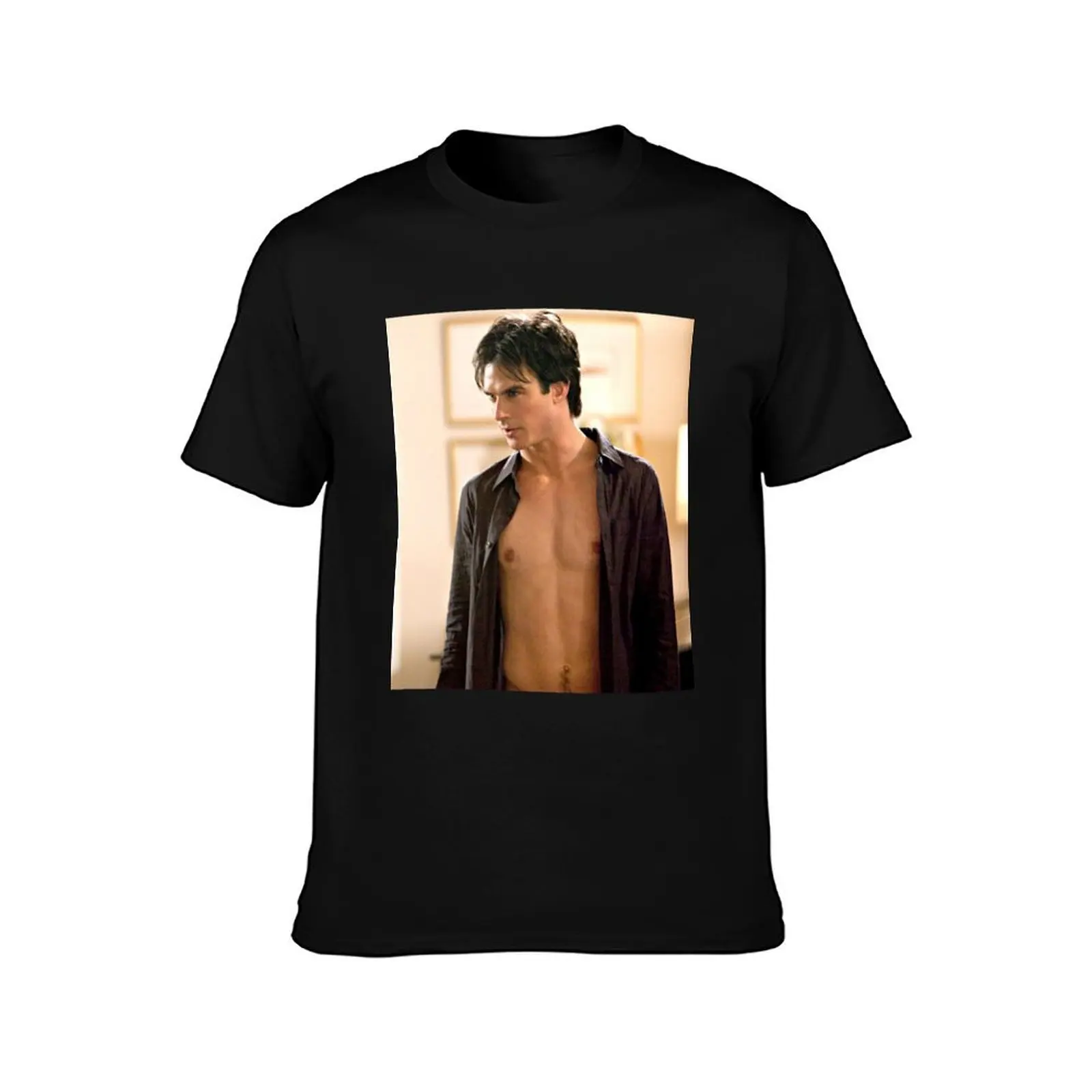 hot damon scene T-Shirt Daily Wear Print T-Shirt