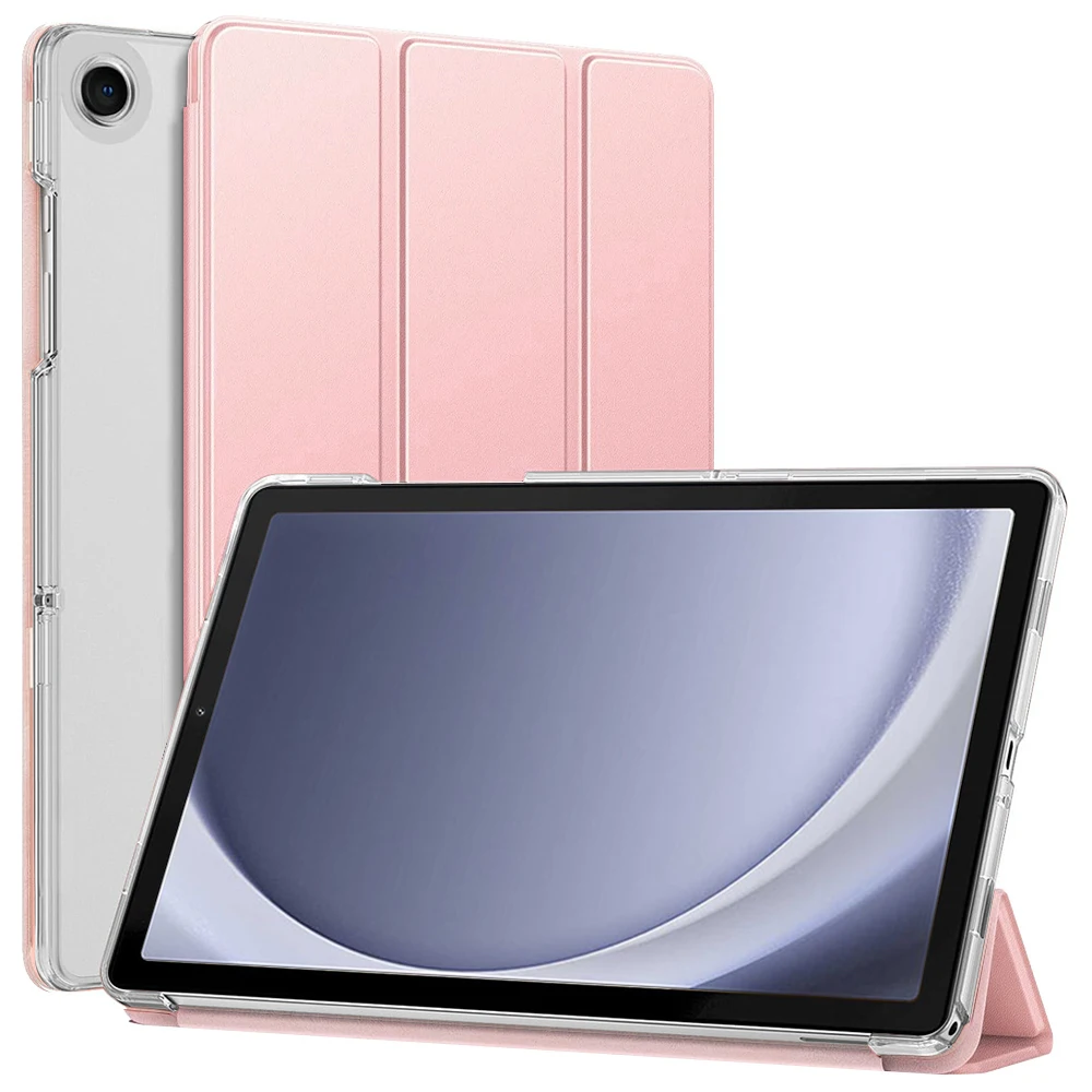 Tablet Case for Samsung Galaxy S6 Lite 10.4 Tab A9 A8 A7 S7 S8 S9 S10 FE Auto Sleep Wake Function Translucent Frosted Cover