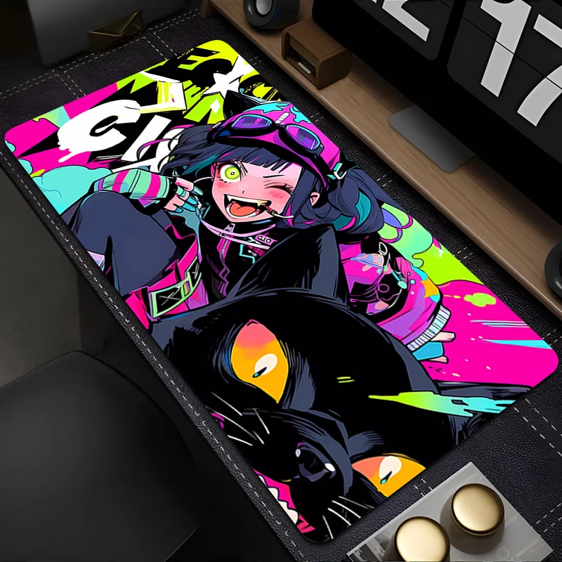 

Mouse Pad PC Accessories Cartoon Keyboard Pad Office Desk Mat Anti Slip Mousepad Natural Rubber Anime Girl Gaming Extended Pad