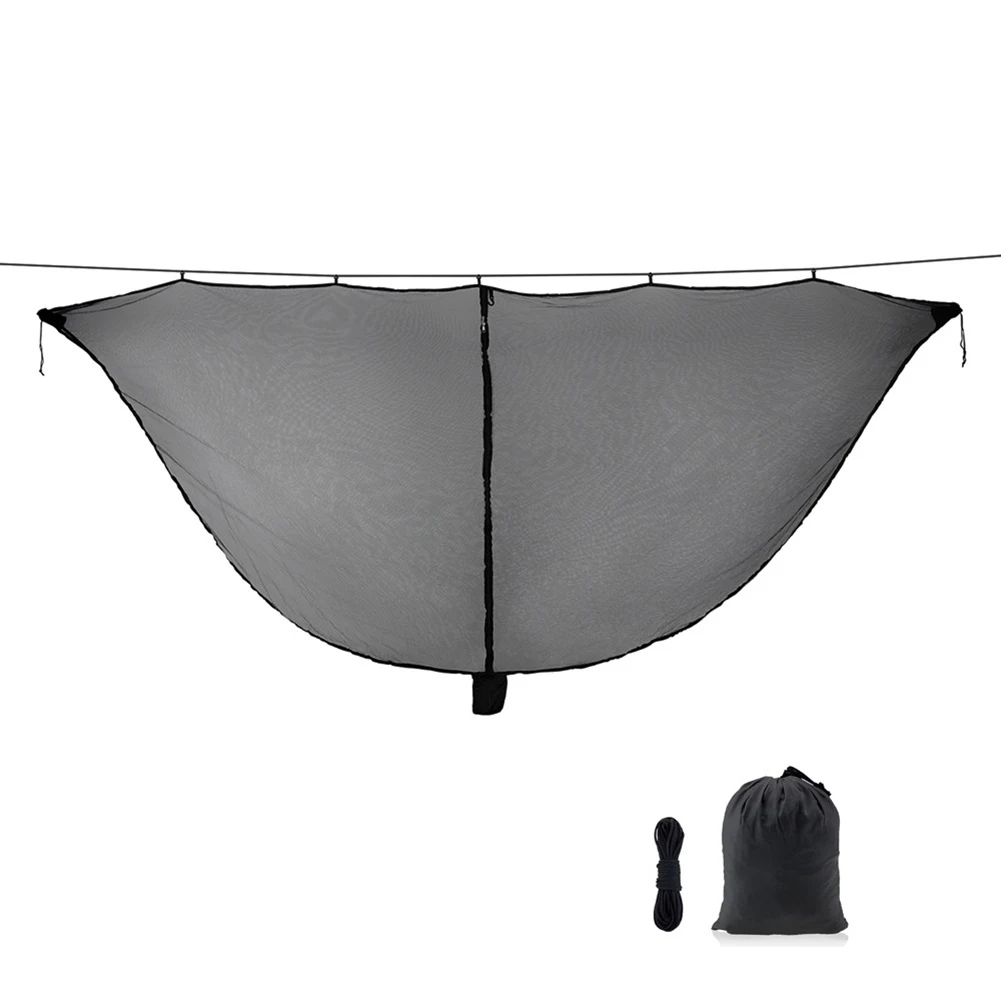 

Легкая портативная москитная сетка для кемпинга и гамаков: дышащая защита от насекомых, простая установка для активного отдыха на природе