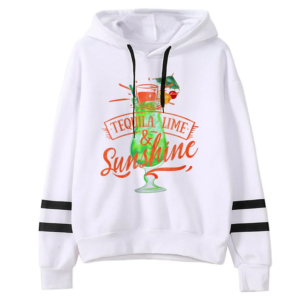 Tequila Lime And Sunshine hoodie elegant streetwear printed design funny girl pullover modern style comfortable Japanese