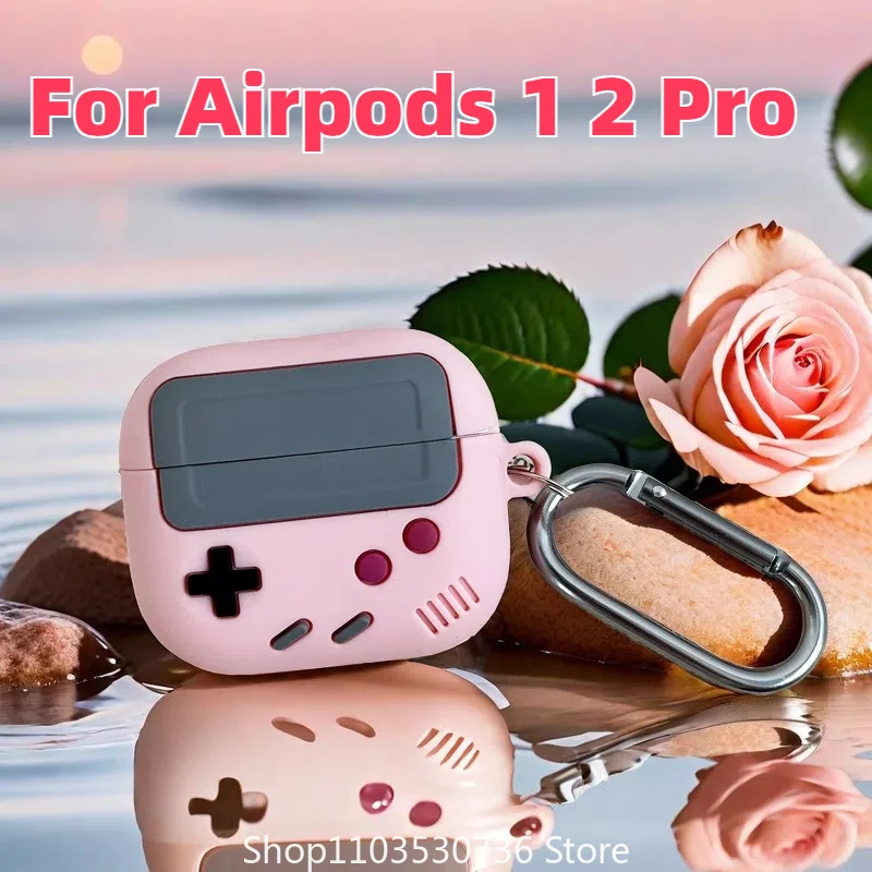 AirPods Pro 2,3,4用の保護ケース,ゲームパッドカバー,イヤホン用のソフト保護ケース