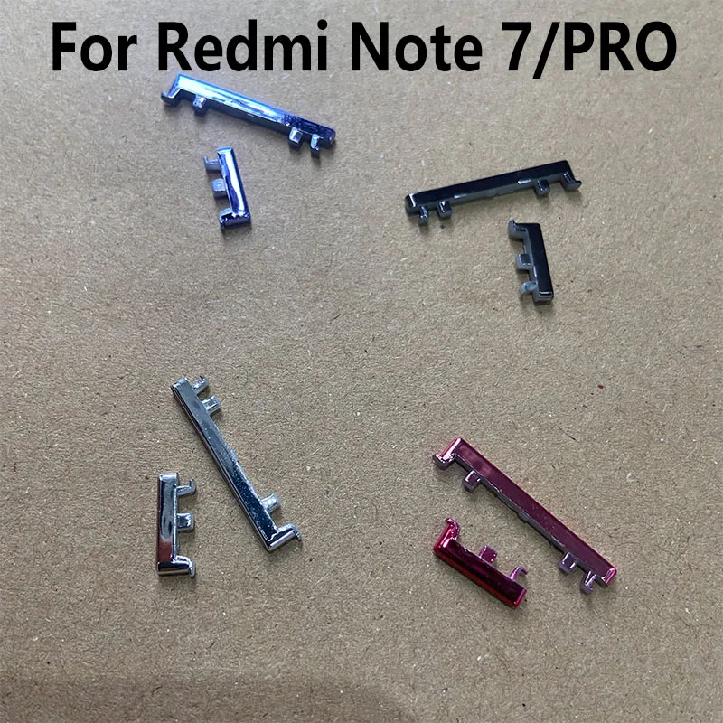 For Xiaomi Redmi Note 7 PRO Side Keys Power Volume Button Buttons Switch On Off Replacement Repair Parts