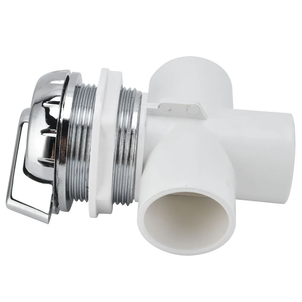 Practical Three Port Design Water Diverter Valve Massage Outlet Compatible Pool Diverter Valve Bathtub Converter Bathtub Use