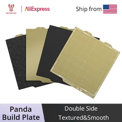 BIGTREETECH Panda Build Plate 256MM 180MM Double Side Textured&SMooth PEI PET PEO for Bambu Lab P1P P1S X1 A1 X2D 3D Printer