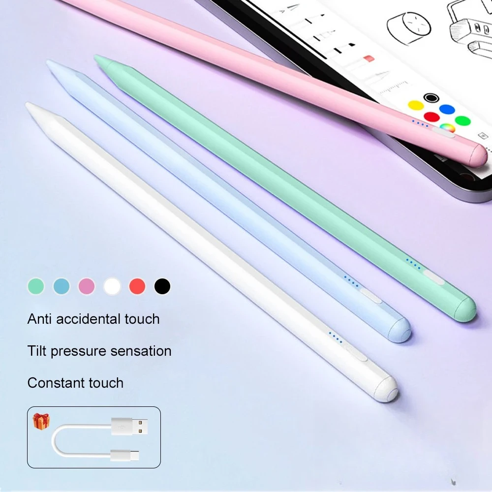 For Apple Pencil Stylus For iPad Pro 11 13 M5 A16 11th M3 Air 11 M4 5 4 3 Mini 7 6 10th 9th 8th Generation Touch Pen Accessories
