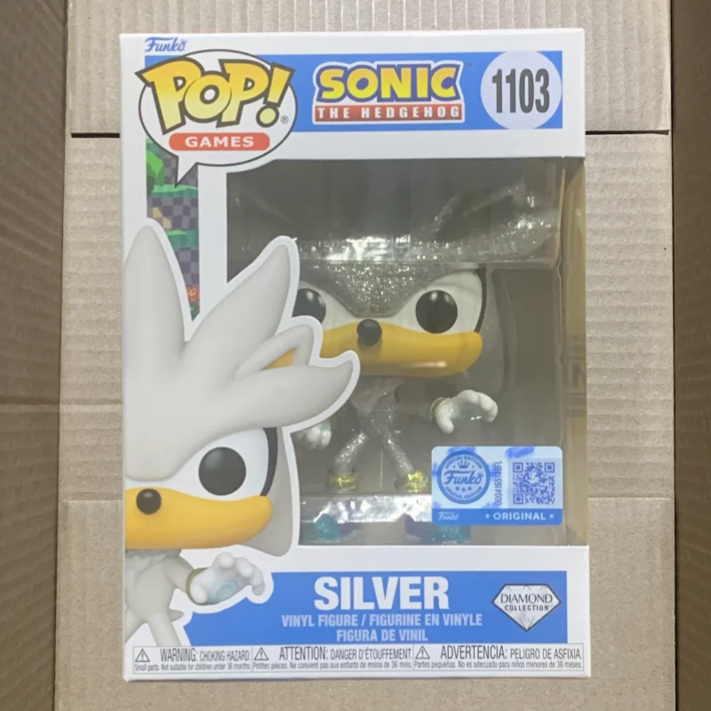 

Funko Pop Video Games SILVER (Diamond Collection) Peripheral Figurines Toy for Boys Gift Collectible Ornaments