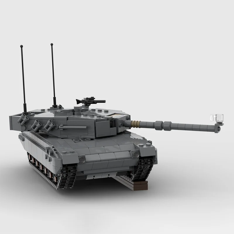 ตัวต่อ MOC Leopard 2A4 จำนวน 1009 ชิ้น ของเล่นเสริมสร้างการคิดเชิงตรรกะ พัฒนาความอดทนและสมาธิ ของขวัญวันคริสต์มาส