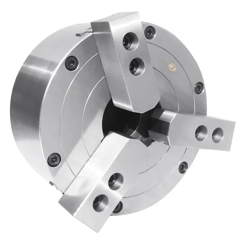Customizable 3 Jaws Chuck Semi-through Hole Pneumatic Power Chuck Multi Drill QB3-08 Chuck Milling Collet