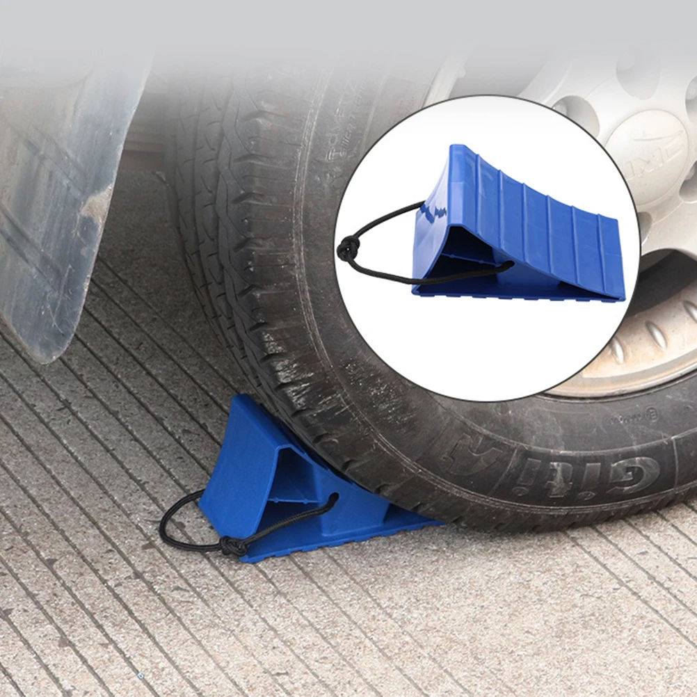 

2Pcs Wheel Stopper Chocks Tire Support Pad Retractable AntiSlip Block for Car Rv Motorcycle Vehicles Forklifts Household Loads