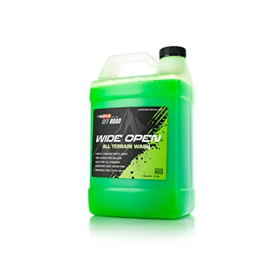 

Концентрированное моющее средство PS Off Road Wide Open All Terrain Wash, 1 галлон, для квадроциклов, UTV и другой техники, эффективно удаляет грязь и брызги, безопасно для всех поверхностей.