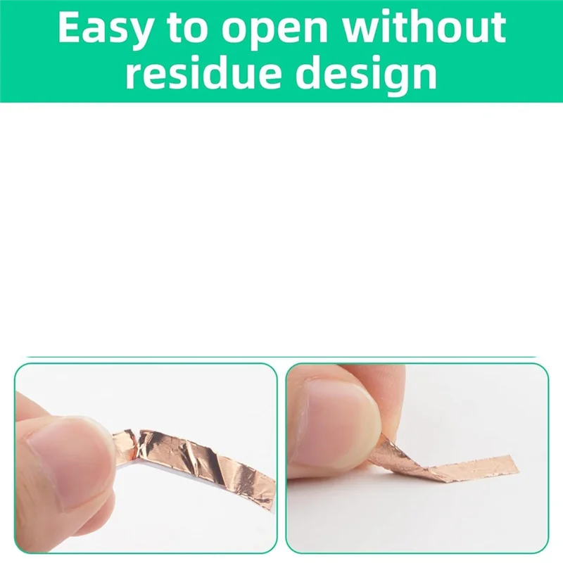 

2025 Hot Style 2PCS Copper Shielding Tape 1/4Inch X 164Ft, Copper Foil Tape & Copper Shielding Tape For Copper Tape Conductive A