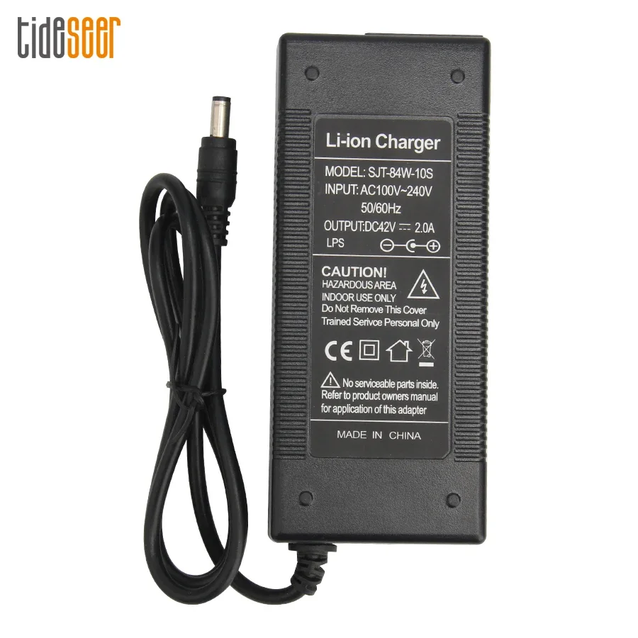 

30pcs 42V 2A Charger 100-240V Input Lithium Li-ion Charger For 36V wo-wheel Vehicle