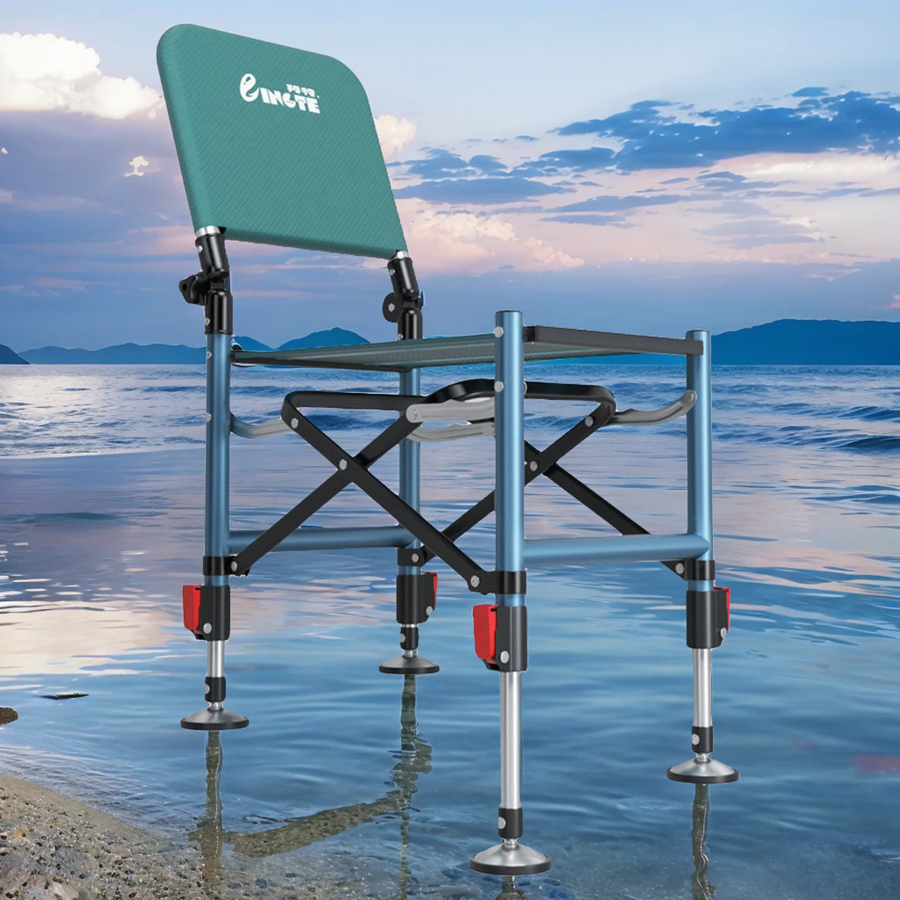 

Bench Beach Stool Lounger Ergonomic Chaise Folding Camping Chairs Lightweight Foldable Tourist Fishing Chair Portable