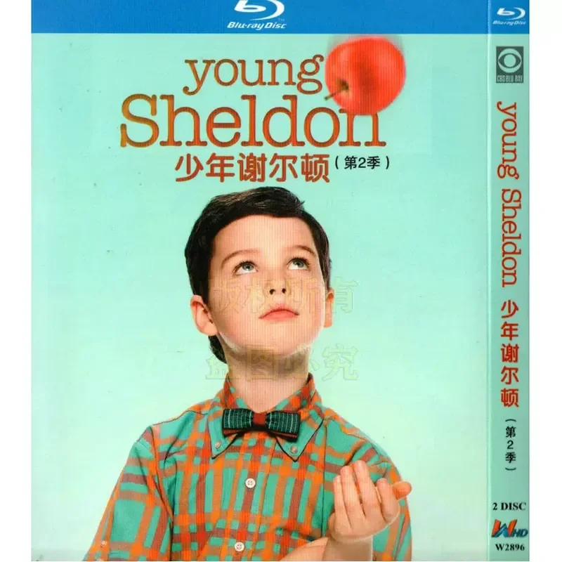 

American Comedy TV Series Teenager Sheldon Seasons 1–6 BD Blu-ray High Definition 12 Discs
