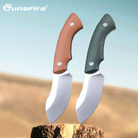 High hardness Camping Small Staright Knife Micarta Handle 14c28n Blade Outdoor Hunting K sheath Utility Hand Tools