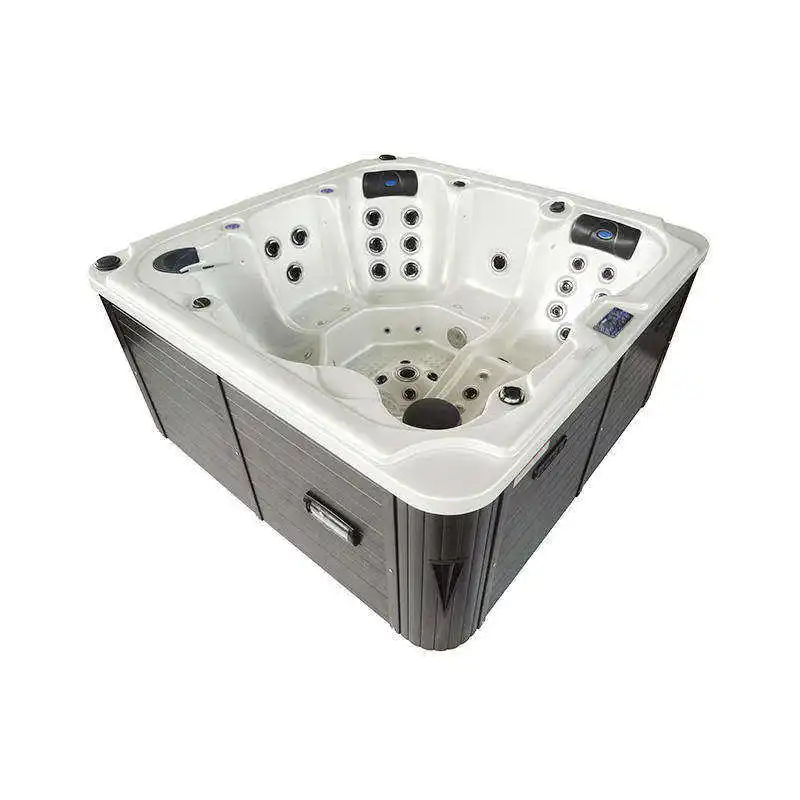 Hydrorelax Jetted Freestanding Bathtub Massage Luxury Family Acrylic Spa Tub Outdoor Spa Tubs With Hot Tub 6 Person
