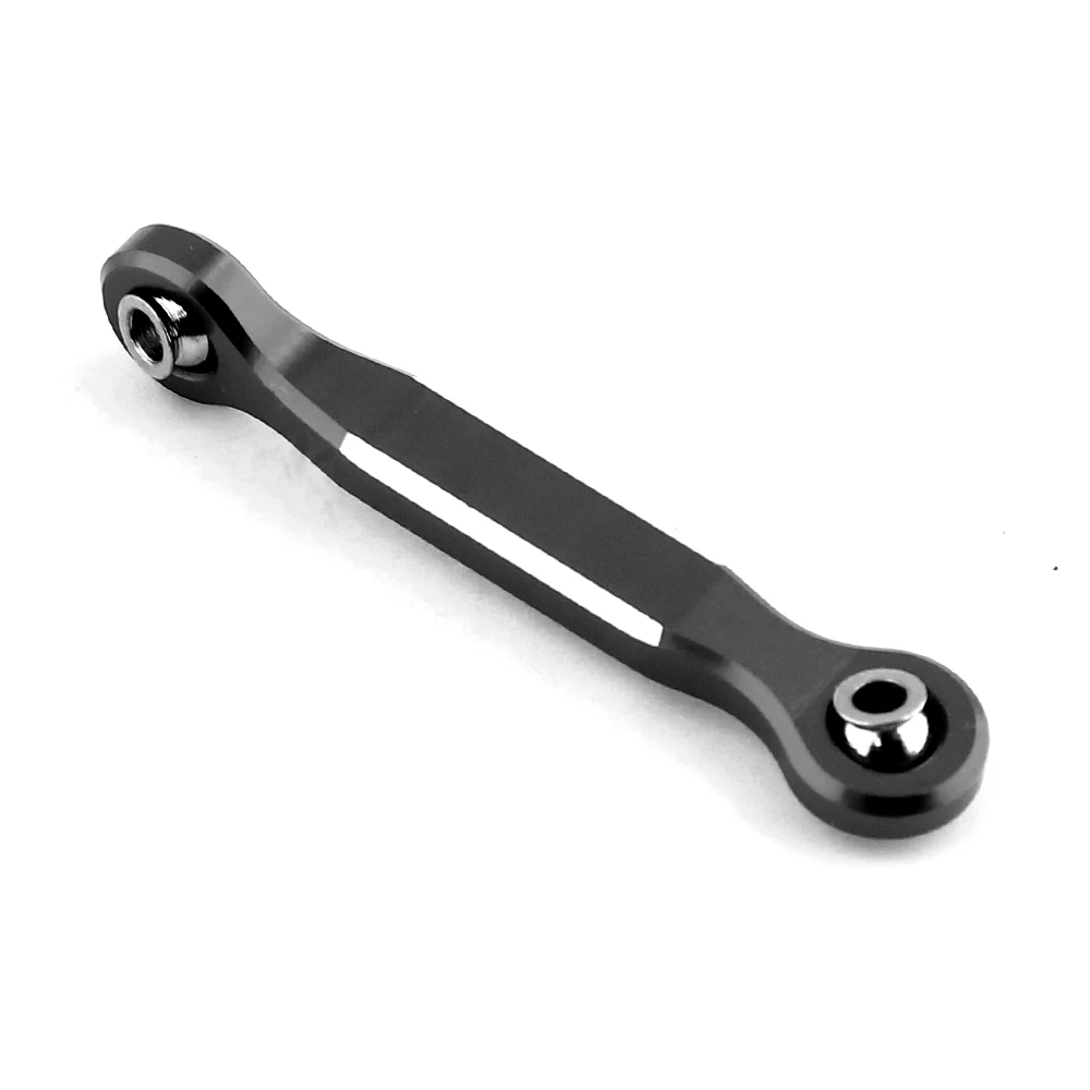【STOCK】Aluminum Alloy Steering Servo Linkage Tie Rod for 1/5 Xmaxx 6S 8S RC Upgrade Parts,Black
