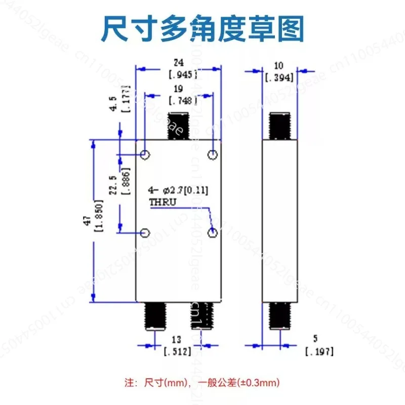 2-way Power Divider for 2–18 GHz High-frequency Testing – RF Power Divider