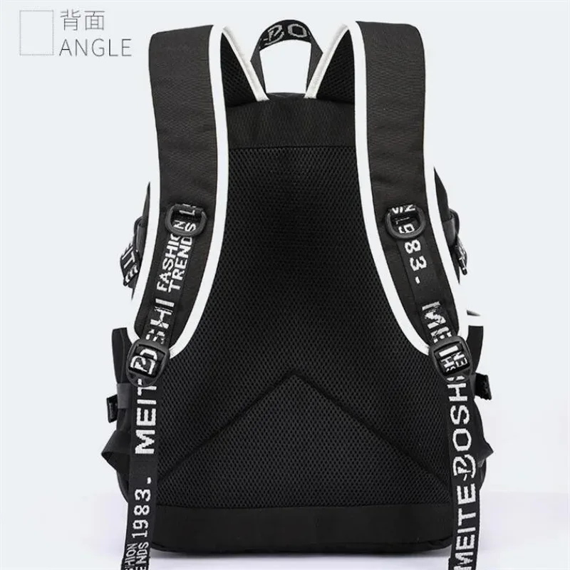 Demon Slayer Shinobu Uzui Tengen Zaino Adolescenti Zaino Anime Uomo Donna Moda Porta di ricarica USB Spalla per laptop Mochila