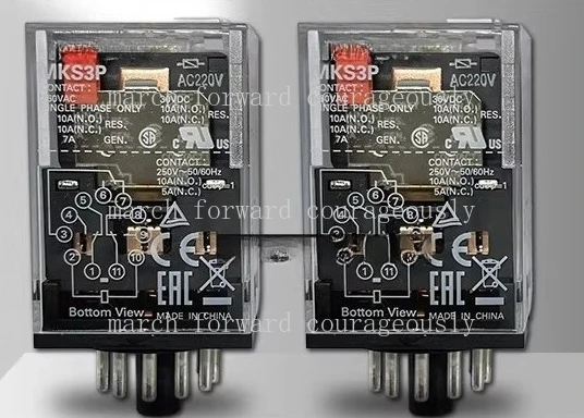 Original for Omron relays MKS2P, MKS3P, MKS2PN/DC12V/DC24V/AC110/AC220V