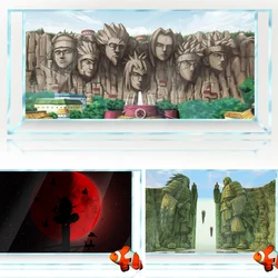 Aquarium Background Sticker -  Ninja Cartoon Anime HD 3D Poster Decoration - for 5-60 Gallon Fish Tanks Reptile Habitat