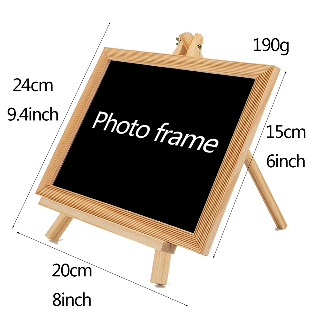 Small Blackboard Drawing Household Kids Standing Easel Wooden Painting Magnetic Writing Child