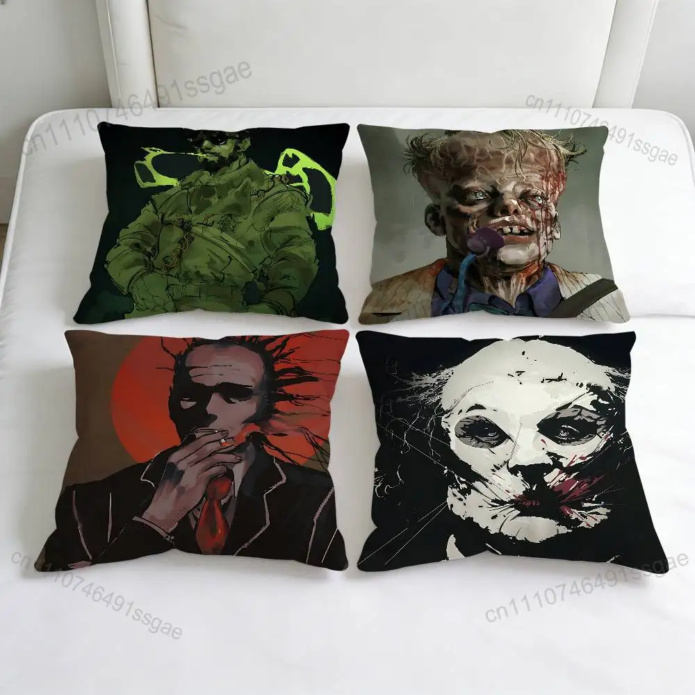 

Cool The Outlast Trials Fashion Square Pillow Case Durable Throw Pillow Cover for Sofa Couch Chair