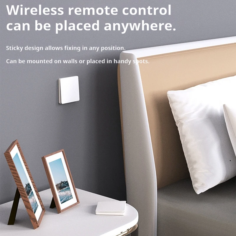 مفتاح RF433 اللاسلكي الذي يعمل بالطاقة الذاتية وتطبيق Tuya Smart WiFi Switch التحكم عن بعد دون إعادة الأسلاك تركيب مجاني