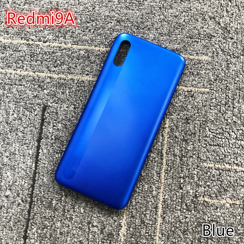 Redmi9A 9A задняя крышка аккумулятора для Xiaomi Redmi 9A, пластиковый корпус, замена запасной части для ремонта + боковые клавиши