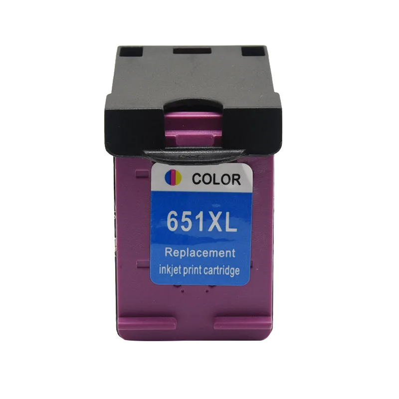 Remanufactured Ink Cartridge for HP 651 651XL for HP651 Deskjet Ink Advantage 5575 5645 OfficeJet 202 202c 250 252 Printer