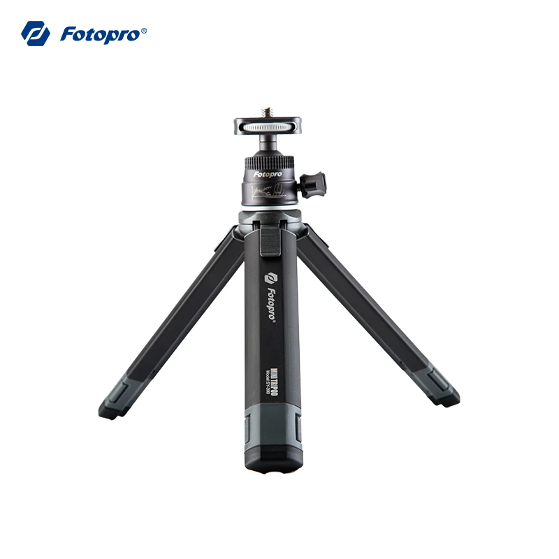 Fotopro Desktop Mini Tripod, Aluminum Alloy Compact Camera Tripod with Ball Head 1/4 Inch Screw for Phone DSLR