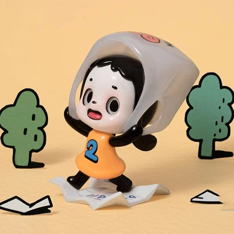 POP MART OIPIPPI'S 조이풀니스 시리즈 블라인드 박스 장난감 귀여운 애니메이션 액션 피규어 깜짝 상자 미스터리 백 장난감