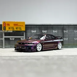 FH 1: 64 Scale Nissan Nismo GTR R33 400R Skyline Alloy Car Model Collection Ornaments