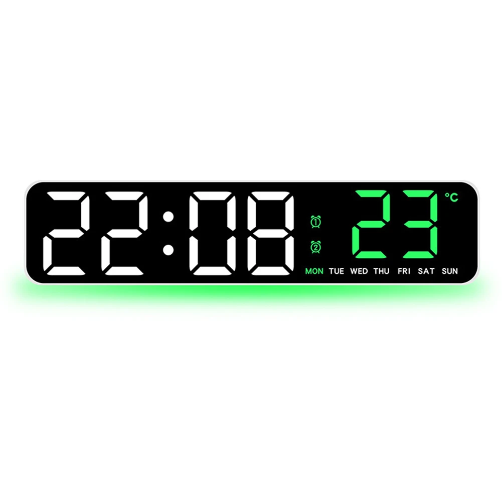 Adjustable Brightness Display Kitchen Timer Countdown Timer 26.6 7 4.5cm Digital Clock Adjustable Brightness Built-in Sensor