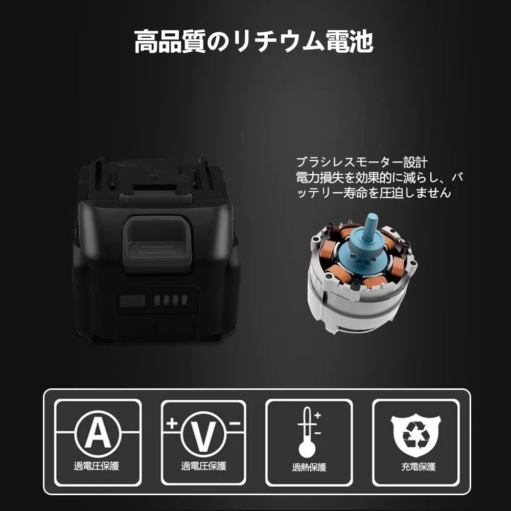 ملمع سيارة لاسلكي 18 فولت مع حركة مدارية 15 مم، 2000-4800 OPM، عازلة محمولة مع تحكم متغير 7 سرعات و2 × 4.0 أمبير في الساعة B