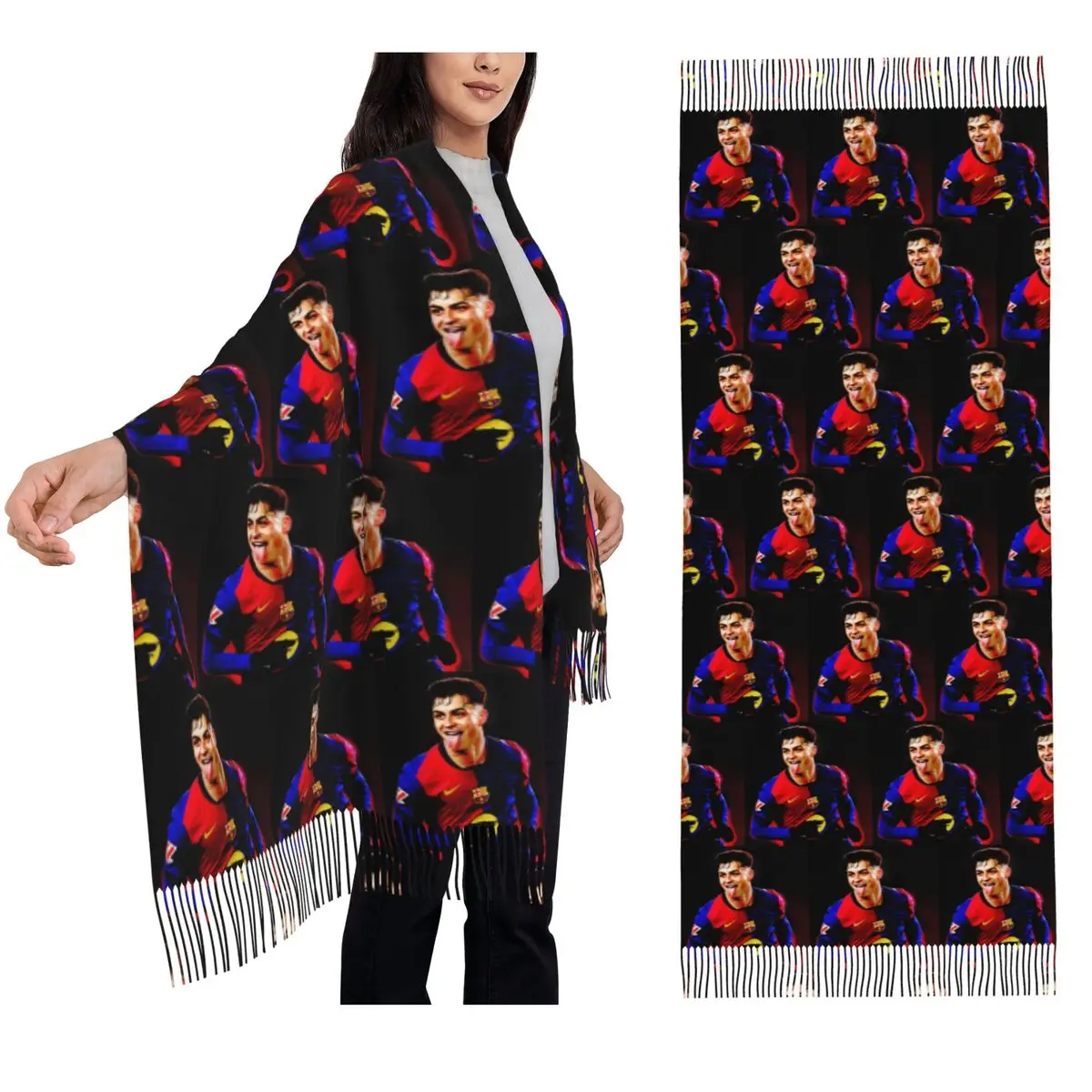 

Pedri Scarf Tassel Scarves for Women Soft Warm Shawls and Wraps Long Fall Winter Shawl Wrap