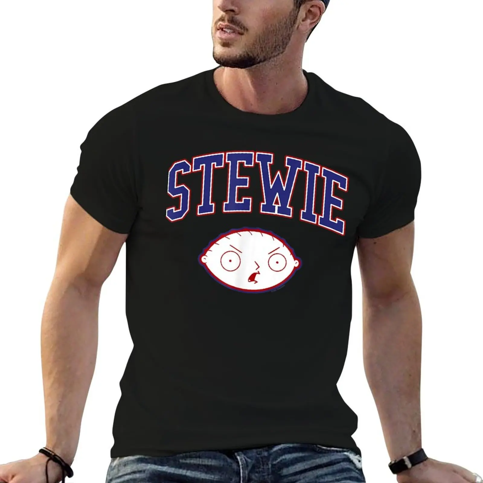 

Family Guy Stewie Head and Name T-Shirt man t shirts graphic funny t shirts man T-Shirt