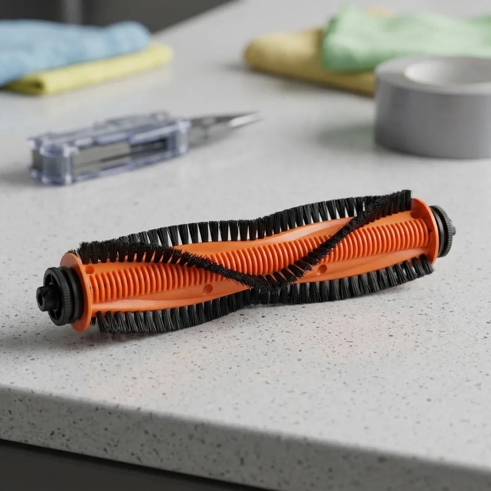 For Xiaomi M40S Main Brush Roller Brush Quiet Efficient Carpet Agitation Rubber Flap Scraper Dust Direction System