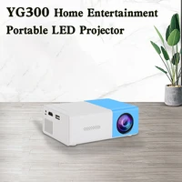 Altavoz incorporado YG300, admite 1080P de alta definición, mini proyector LED portátil de entretenimiento para el hogar