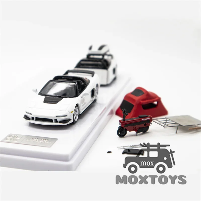 MLGB model 1:64 NSX TRA White Diecast Model Car